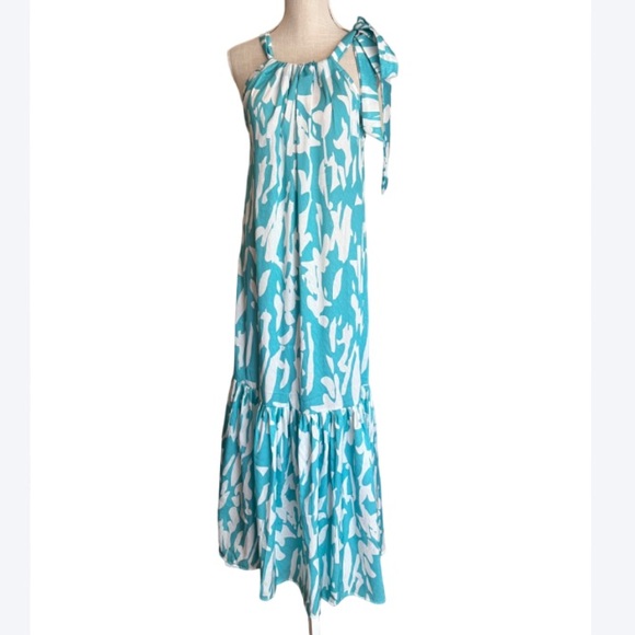 DIARRABLU Gnoor Dress -Playa Aqua- Size S - Picture 5 of 11
